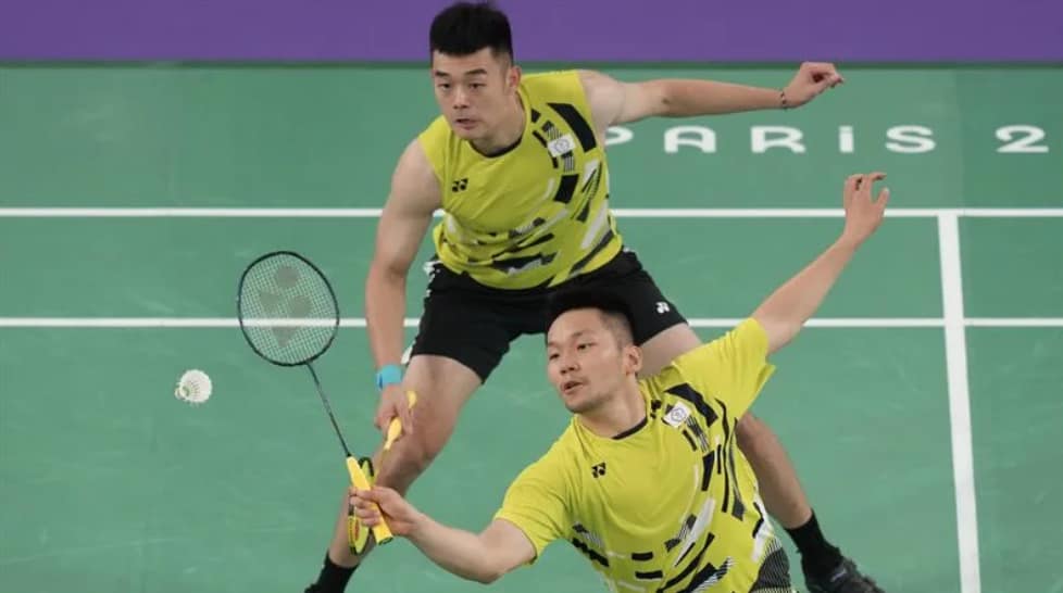 麟洋配在2024巴黎奧運再度拿下羽球男雙金牌。圖片來源：中華奧會